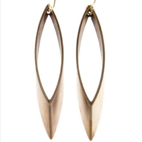 Talon Brass Earrings NWT - Picture 2 of 5